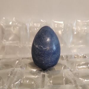 Blue Stone Decorative Egg
